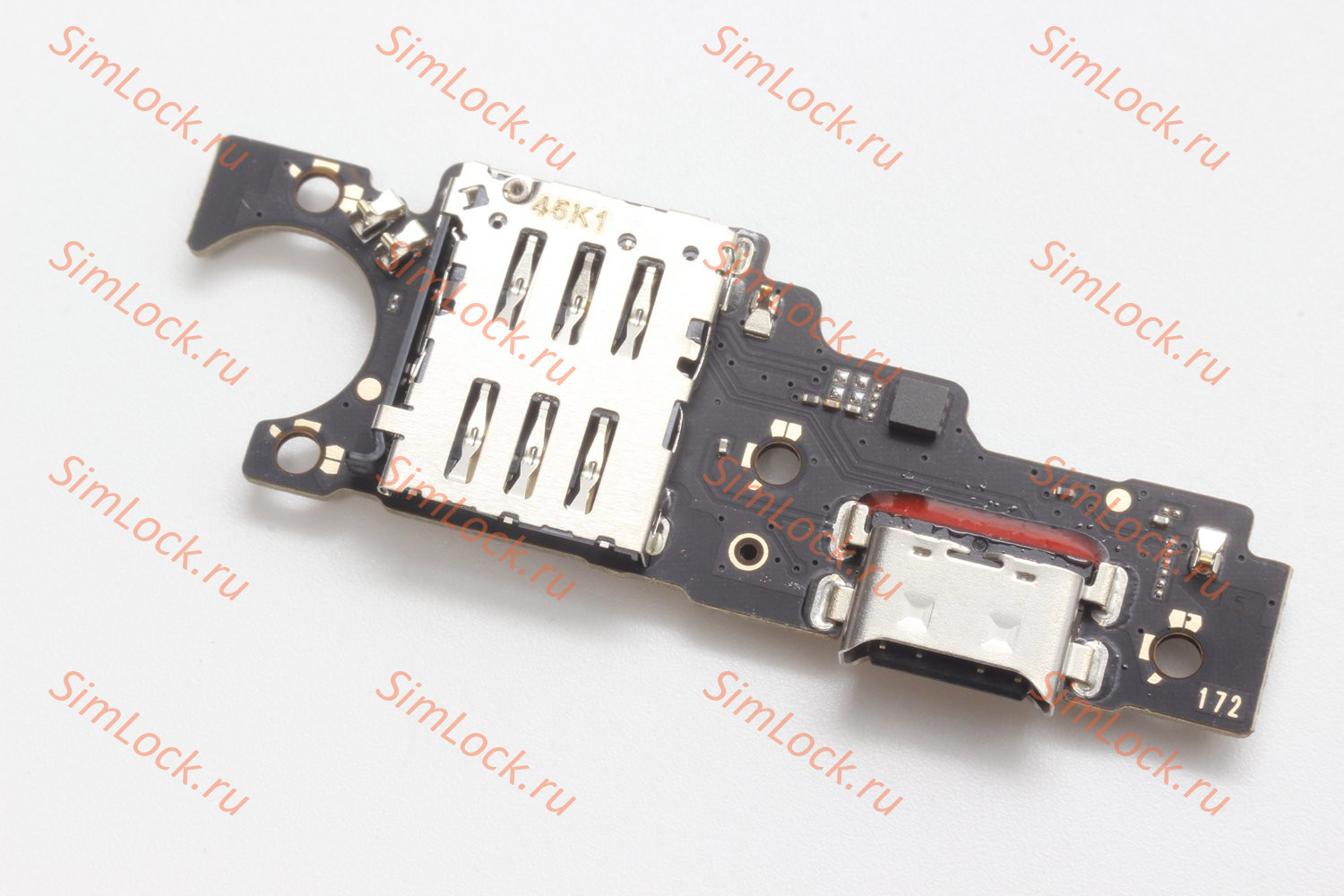 Нижняя плата (шлейф) Honor X7d 4G (LGN-LX1) с разъемом зарядки, К-3