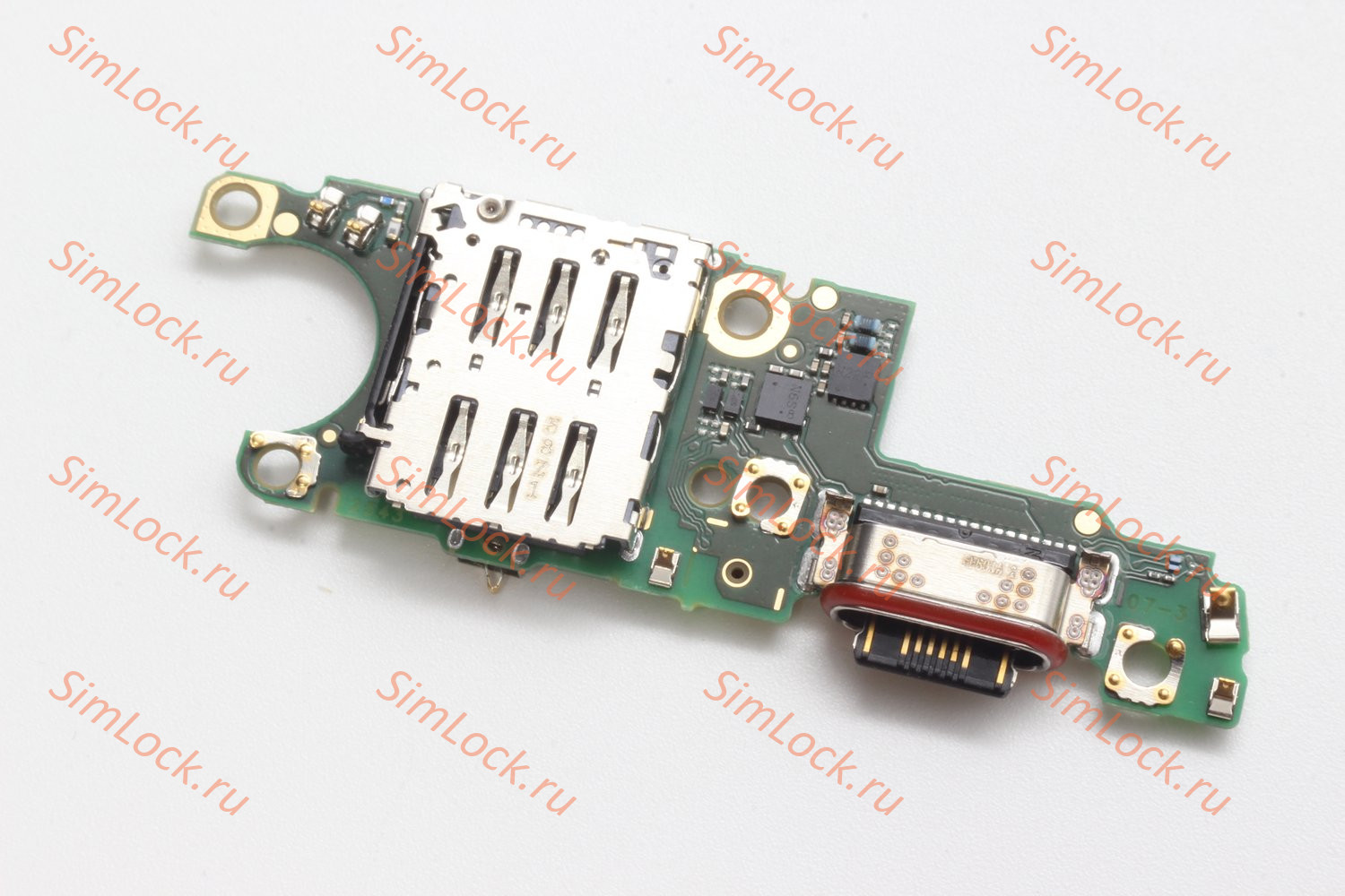 Нижняя плата (шлейф) Honor X9d 5G (MTN-NX1) с разъемом зарядки и считывателем SIM, К-1