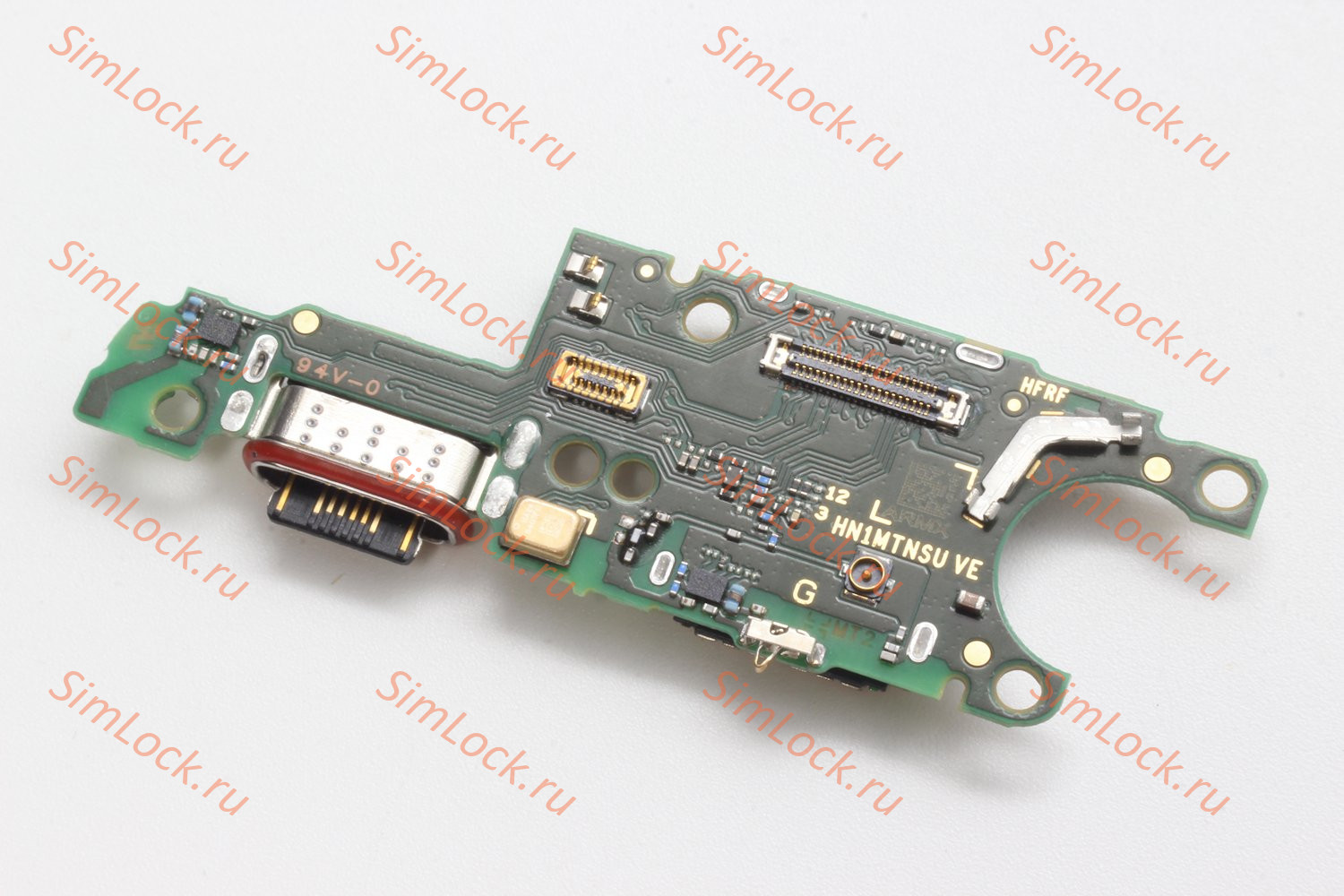 Нижняя плата (шлейф) Honor X9d 5G (MTN-NX1) с разъемом зарядки и считывателем SIM, К-1