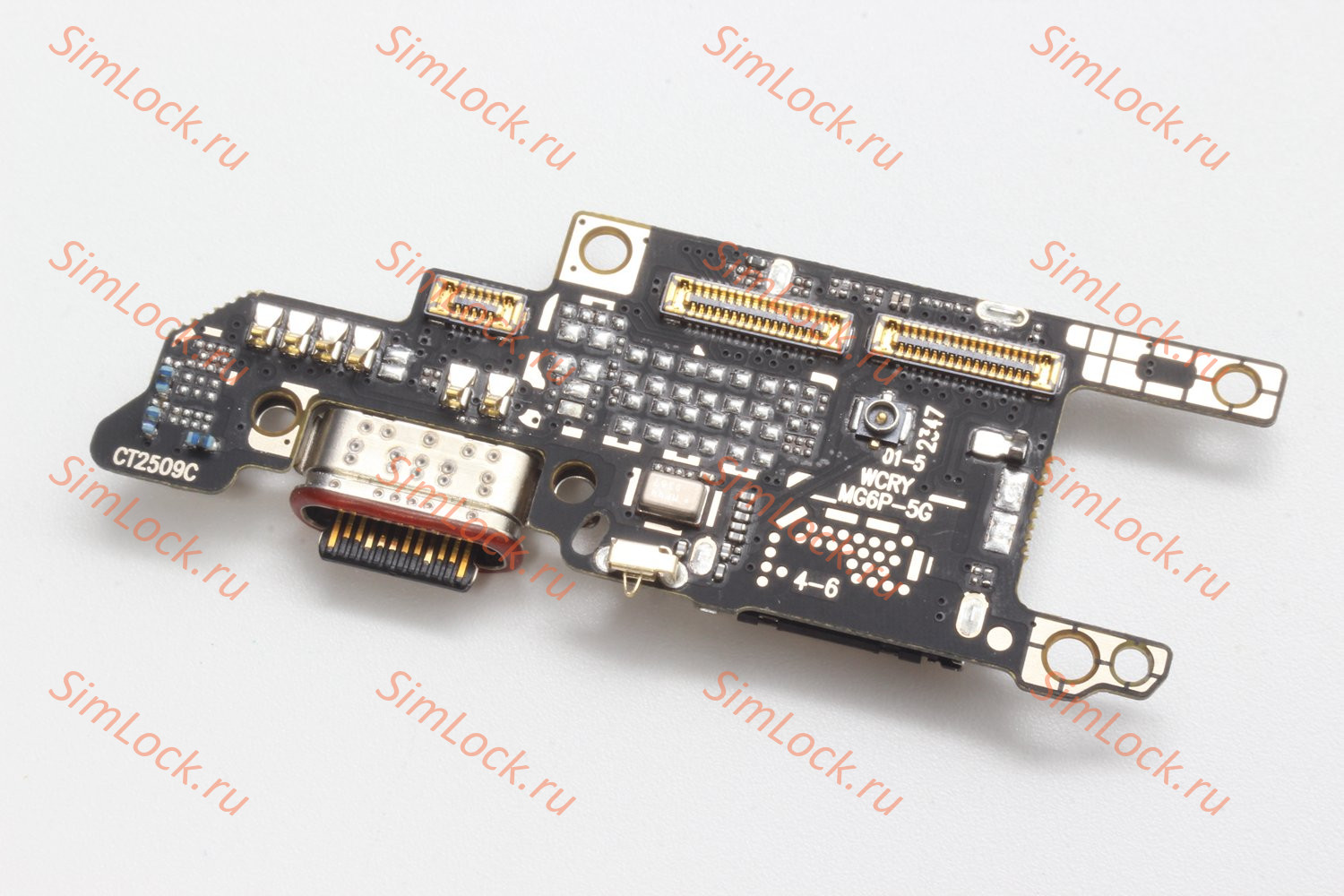 Нижняя плата (шлейф) Honor Magic 6 Pro (BVL-N49) с разъемом зарядки и считывателем SIM, К-3