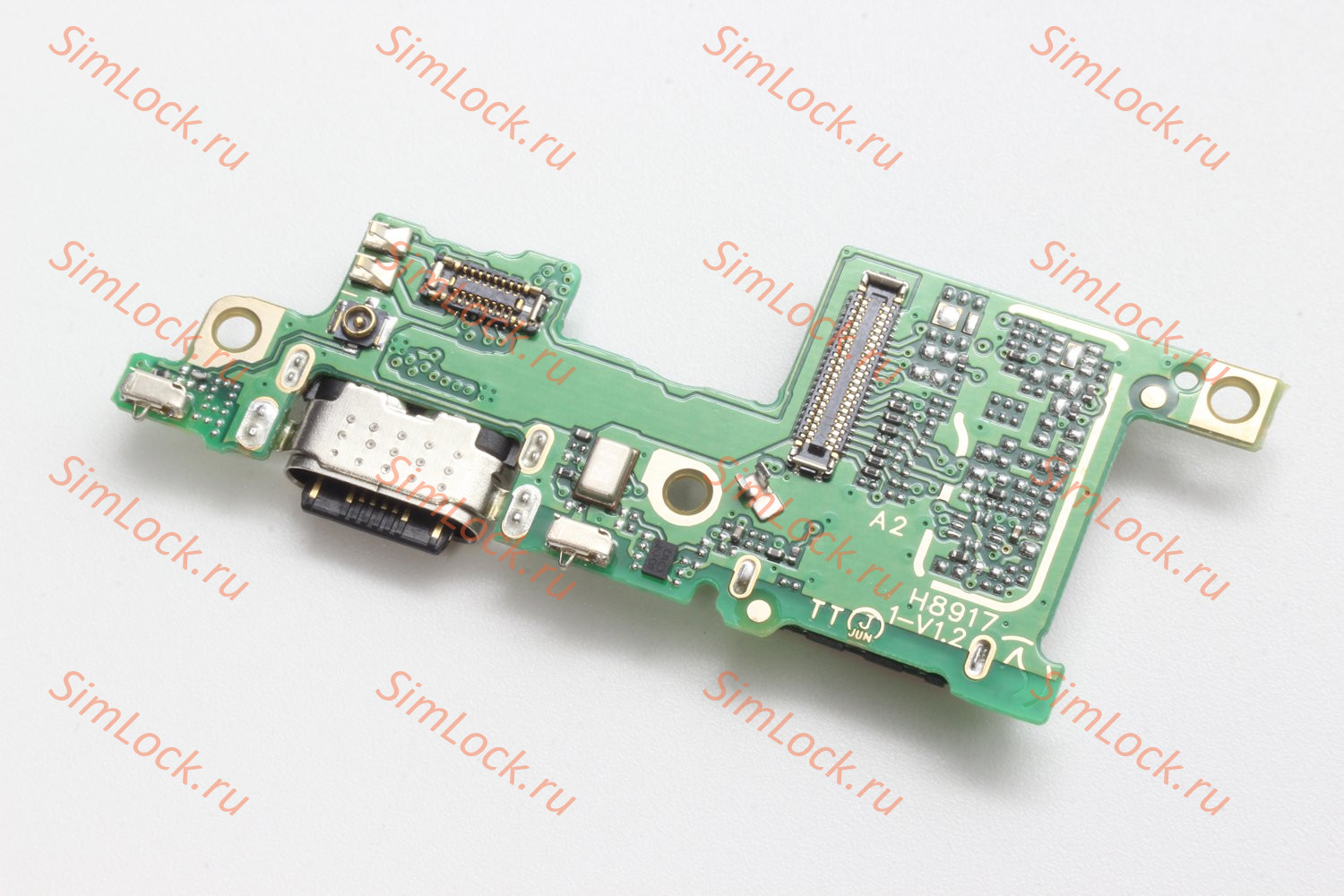 Нижняя плата (шлейф) Infinix Note 50 4G (X6858), Infinix Note 50 Pro 4G (X6855) с разъемом зарядки и считывателем SIM, К-3