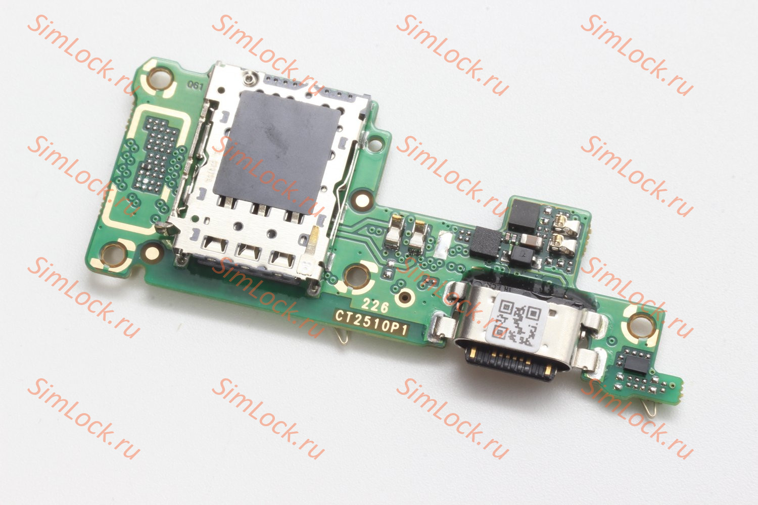 Нижняя плата (шлейф) Infinix Note 50 Pro+ 5G (X6856) с разъемом зарядки и считывателем SIM, К-3