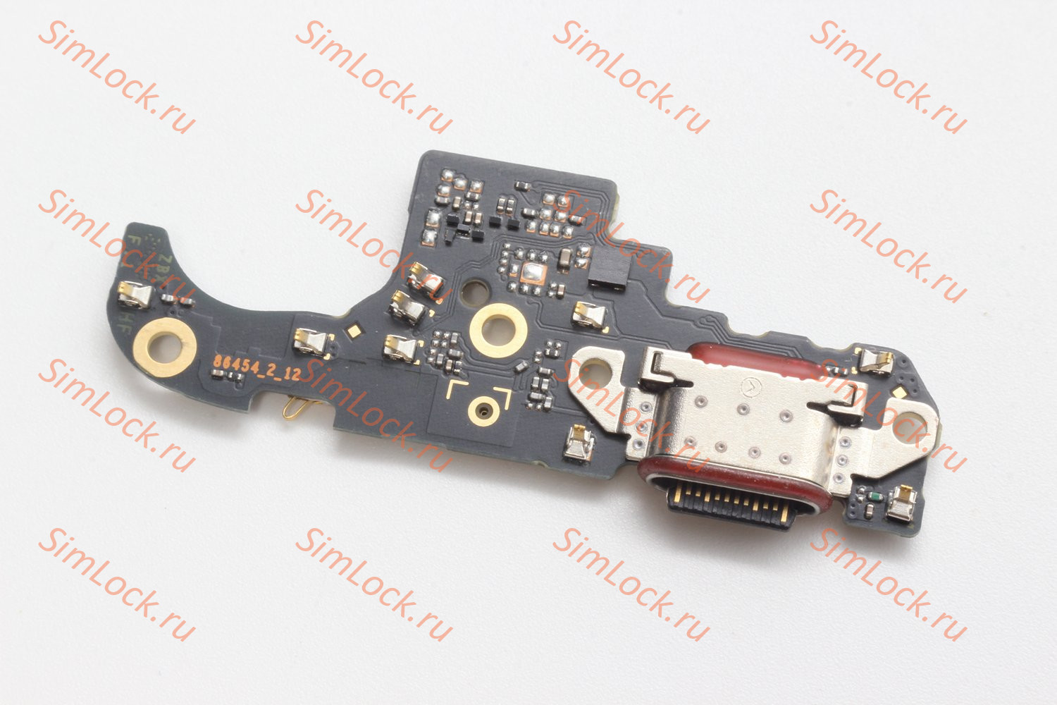 Нижняя плата (шлейф) Motorola Moto G75 с разъемом зарядки, К-1