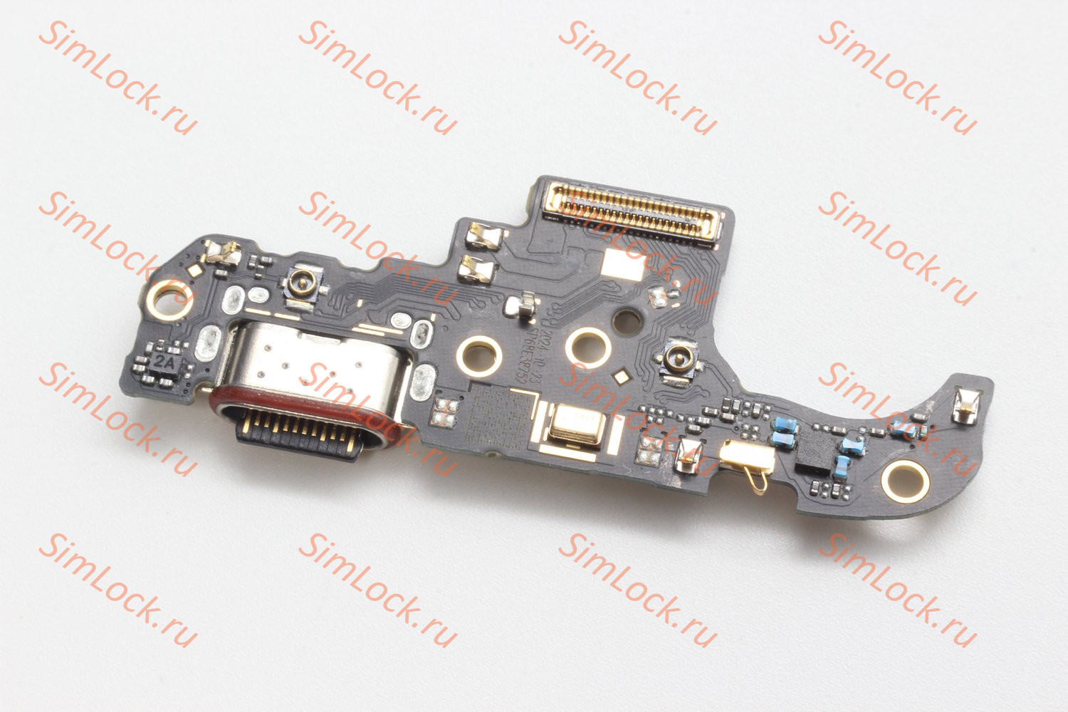 Нижняя плата (шлейф) Motorola Moto G75 с разъемом зарядки, К-1