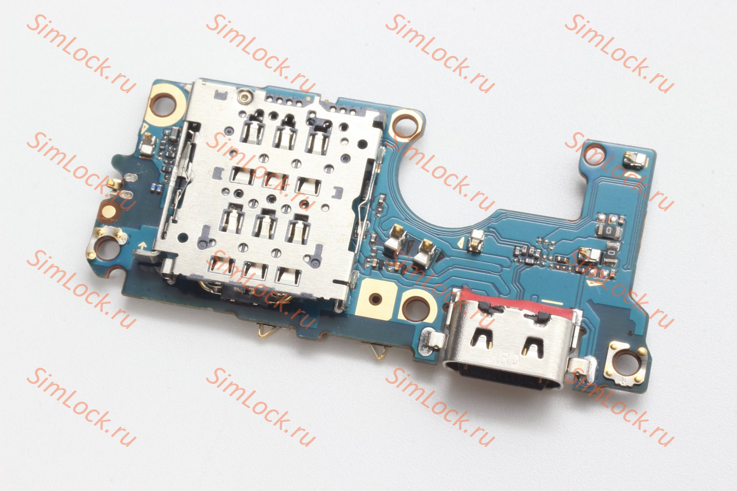 Нижняя плата (шлейф) Motorola Moto G85 с разъемом зарядки, К-1