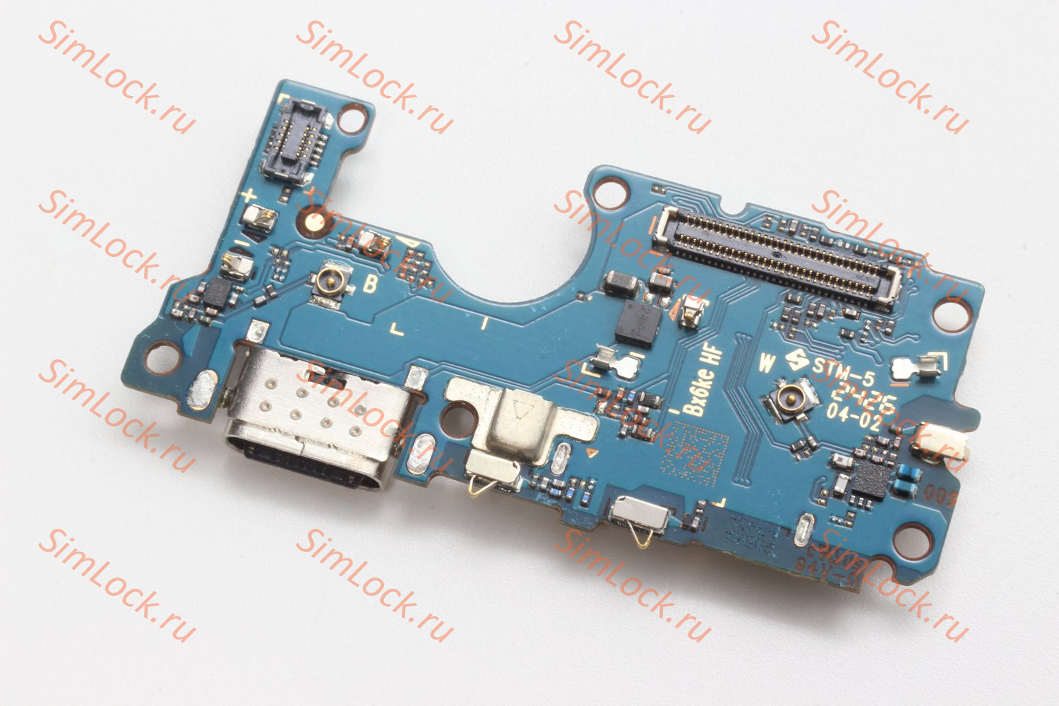 Нижняя плата (шлейф) Motorola Moto G85 с разъемом зарядки, К-1