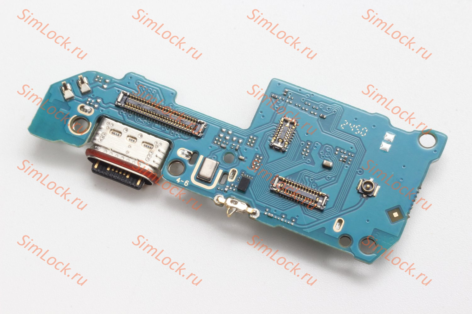 Нижняя плата (шлейф) Realme 14 5G (RMX5070), Realme P3 5G (RMX5079) с разъемом зарядки и считывателем SIM, К-3