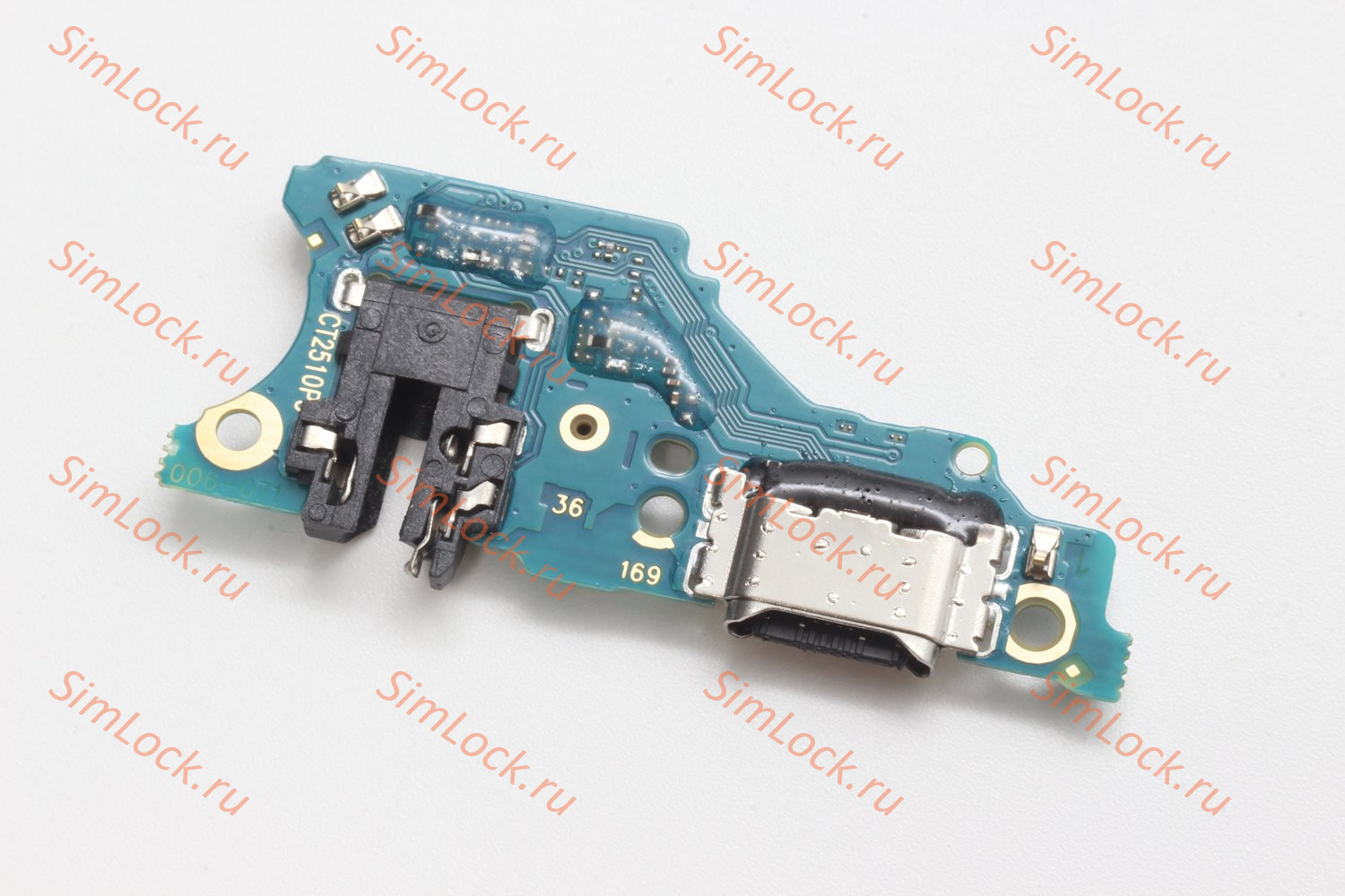 Нижняя плата (шлейф) Realme C71 (RMX5303), P3 Lite (RMX5300) с разъемом зарядки, К-1