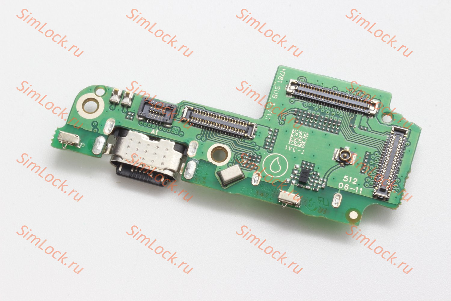 Нижняя плата (шлейф) Tecno Pova 7 Pro 5G (LJ8), с разъемом зарядки, К-3