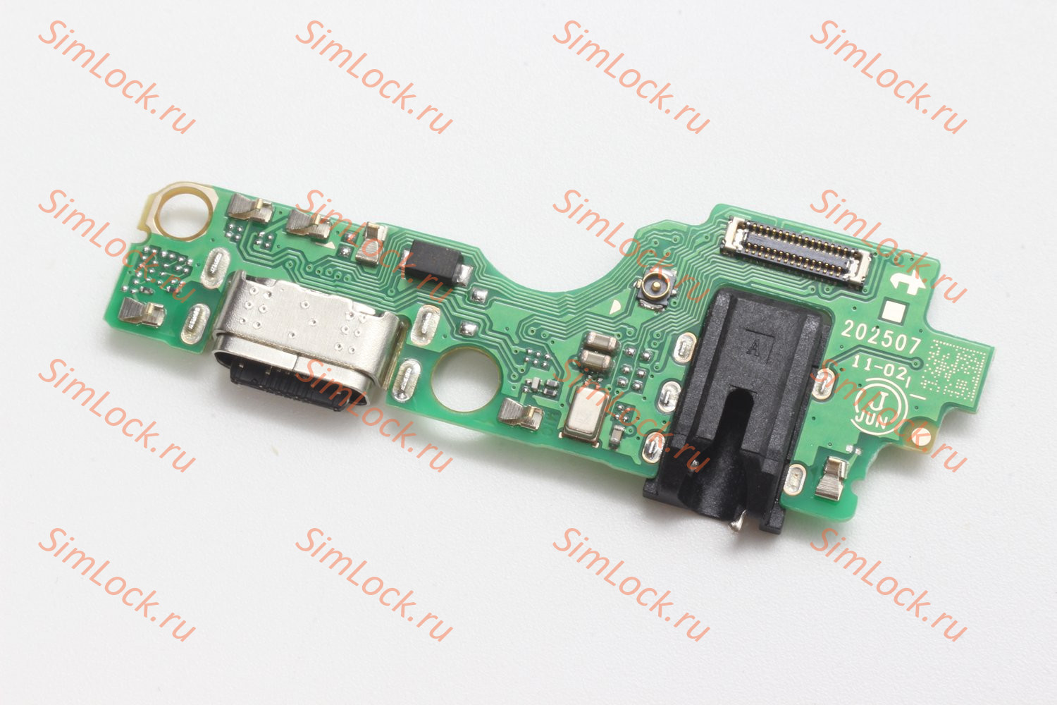 Нижняя плата (шлейф) Tecno Spark 40 4G (KM5n), с разъемом зарядки, К-2