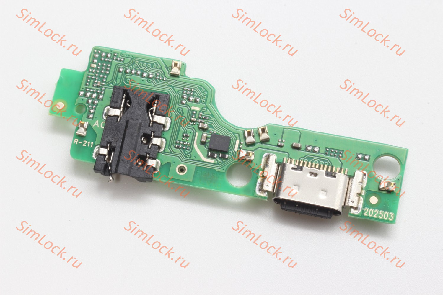 Нижняя плата (шлейф) Tecno Spark 40C (KM4k), с разъемом зарядки, К-2