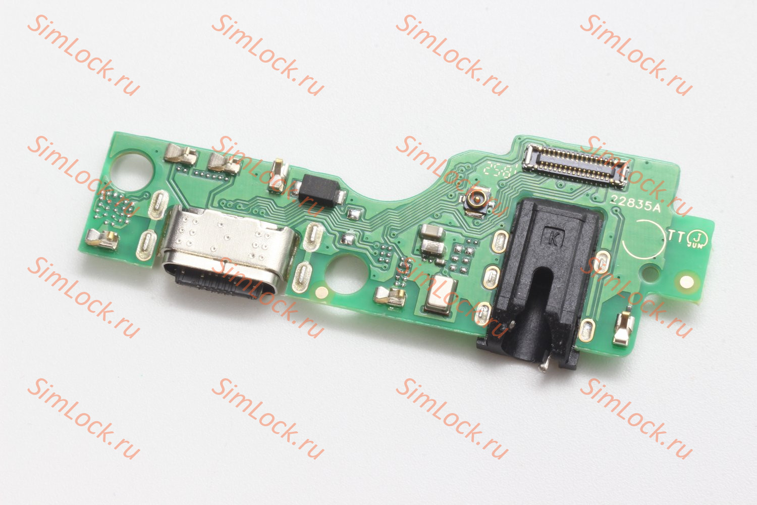 Нижняя плата (шлейф) Tecno Spark 40C (KM4k), с разъемом зарядки, К-2