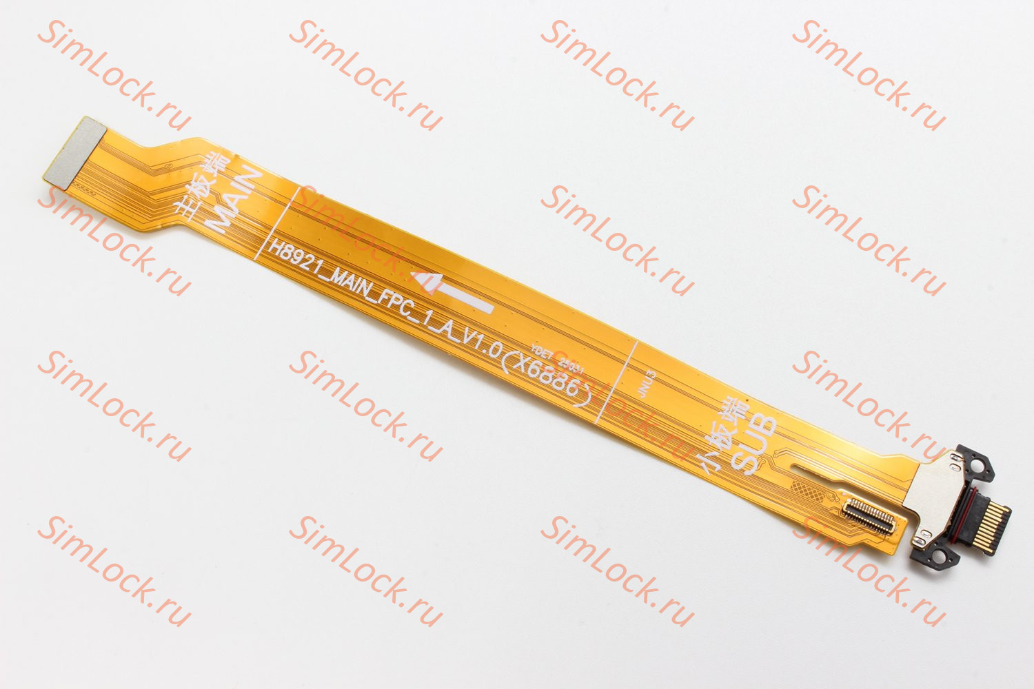 Нижняя плата (шлейф) Infinix Hot 60 Pro+ Plus (X6886) с разъемом зарядки, К-1