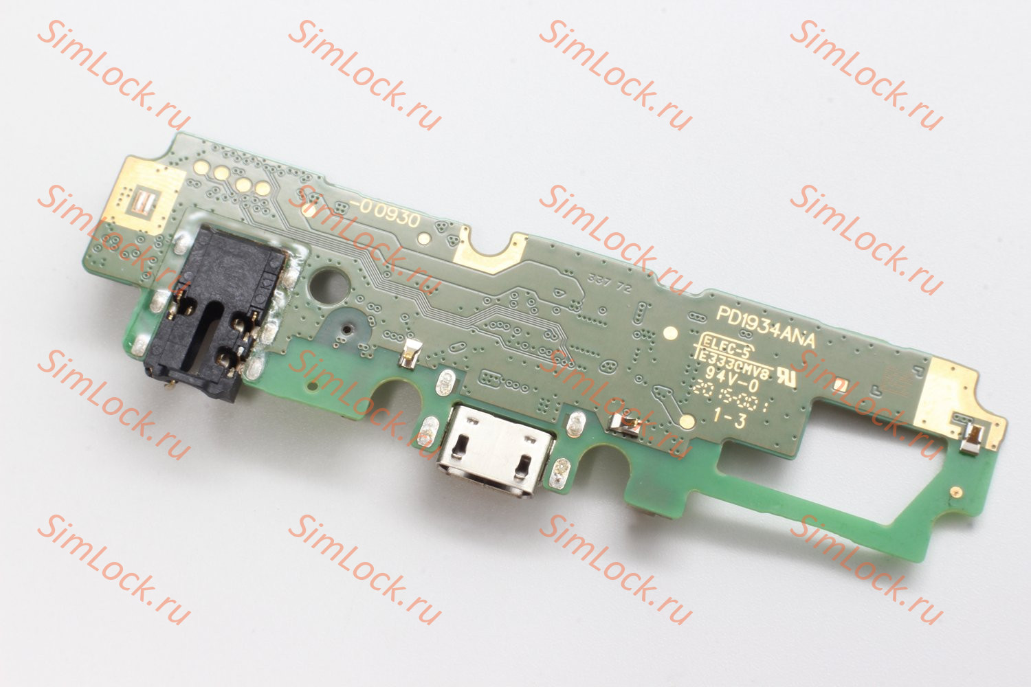 Нижняя плата (шлейф) Vivo Y19, с разъемом зарядки, К-1