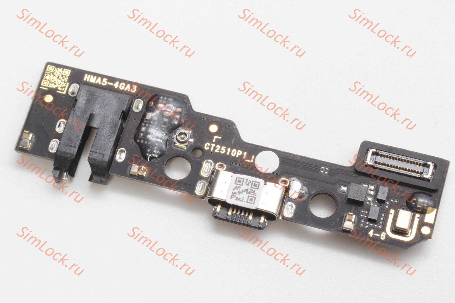 Нижняя плата (шлейф) Xiaomi Redmi A5, Poco C71 с разъемом зарядки, К-2