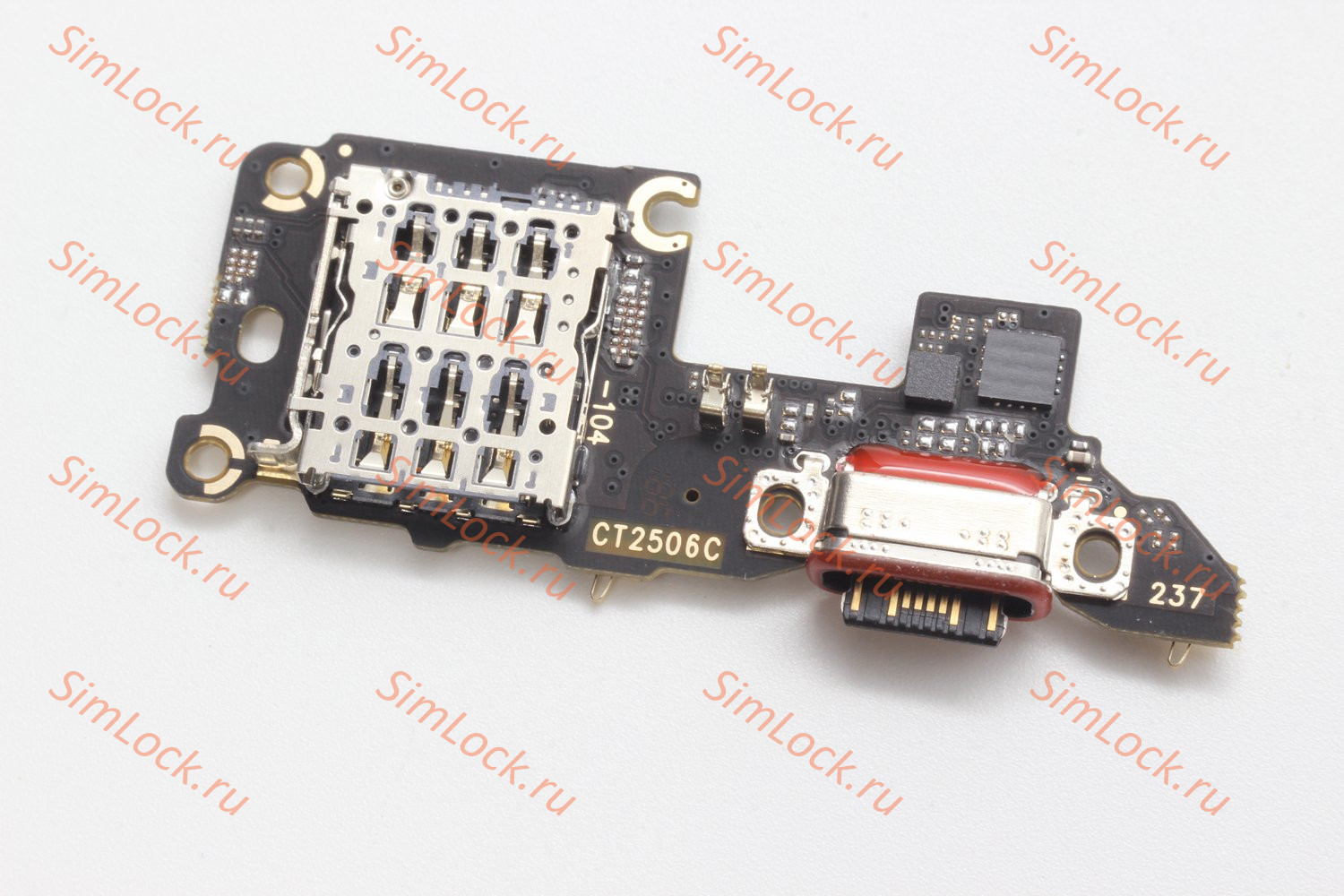 Нижняя плата (шлейф) Xiaomi Poco F7 Pro, с разъемом зарядки и считывателем SIM, K-2