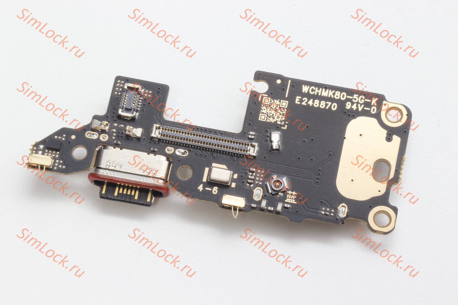 Нижняя плата (шлейф) Xiaomi Poco F7 Pro, с разъемом зарядки и считывателем SIM, K-2