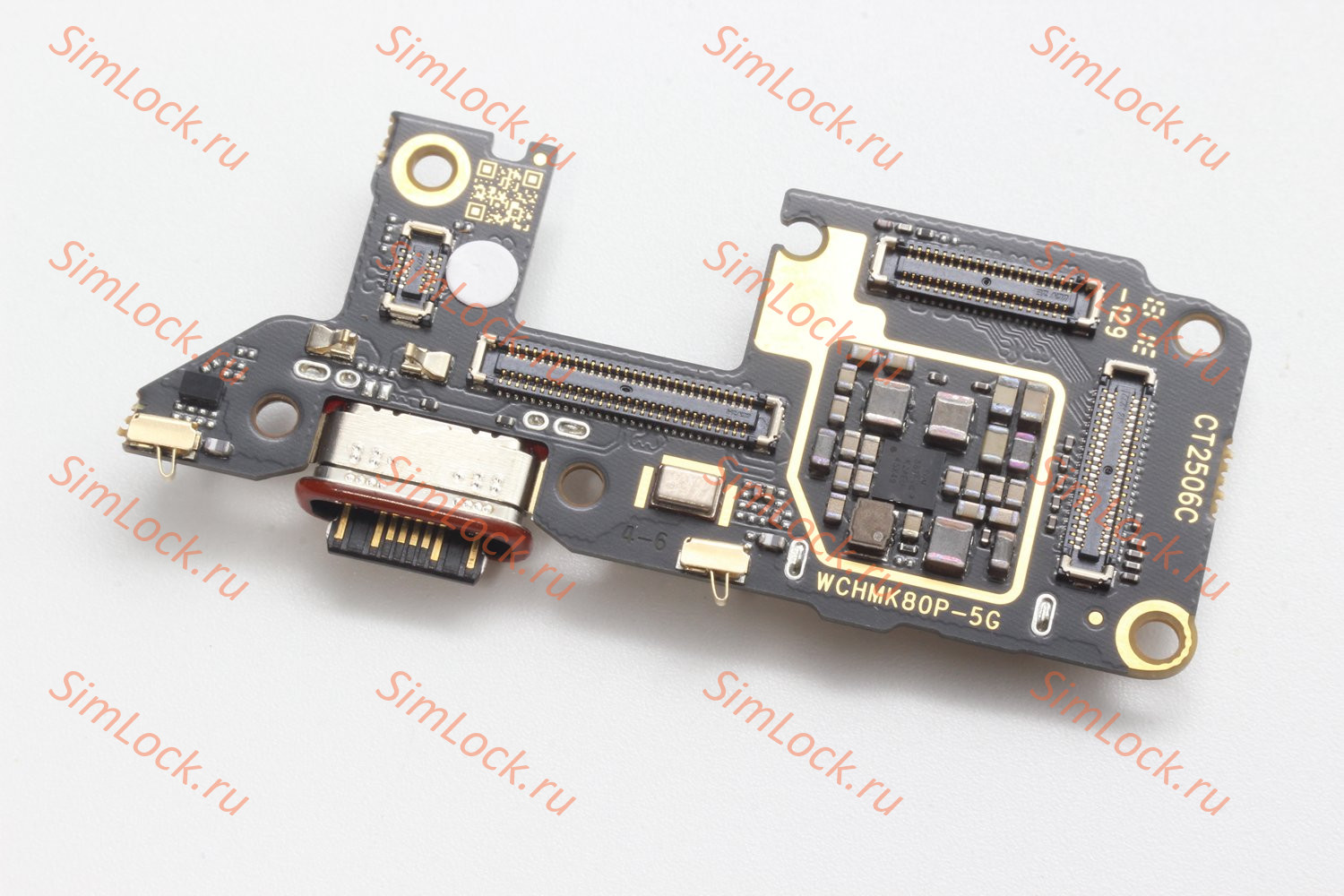 Нижняя плата (шлейф) Xiaomi Poco F7 Ultra, с разъемом зарядки и считывателем SIM, K-1