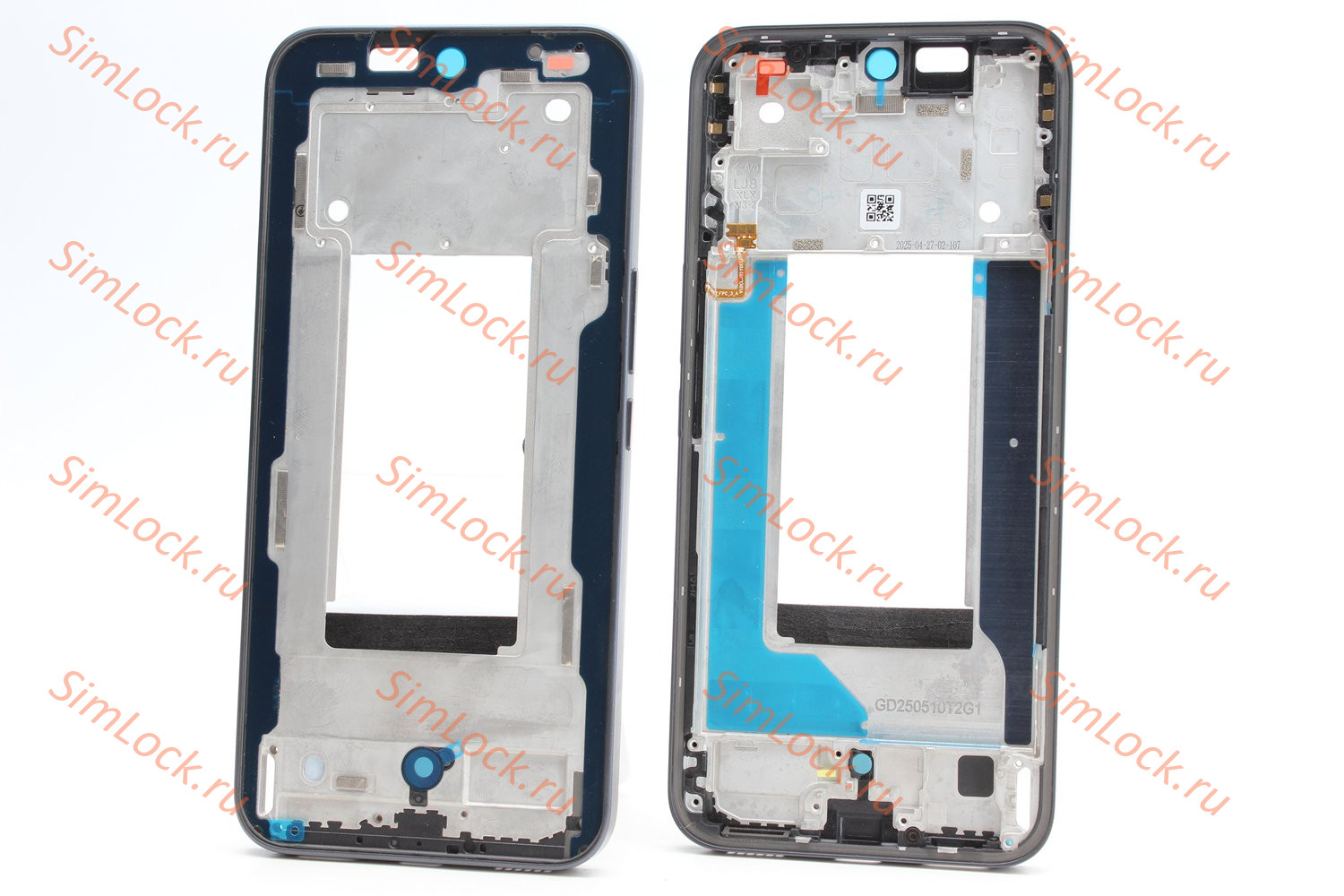 Рамка дисплея Tecno Pova 7 Pro 5G (LJ8), черный, оригинал