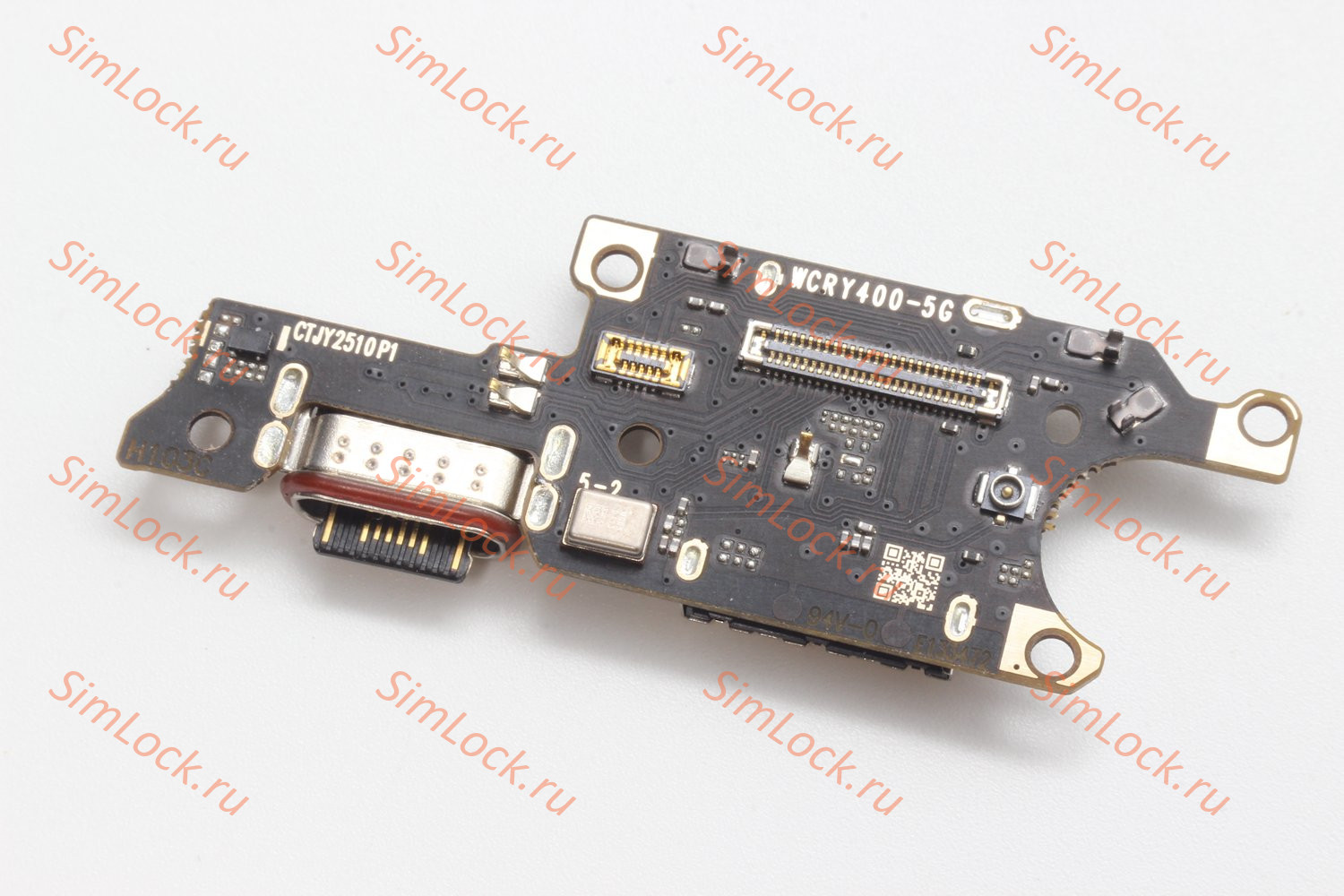 Нижняя плата (шлейф) Honor 400 Pro (версия для Китая) с разъемом зарядки, К-1