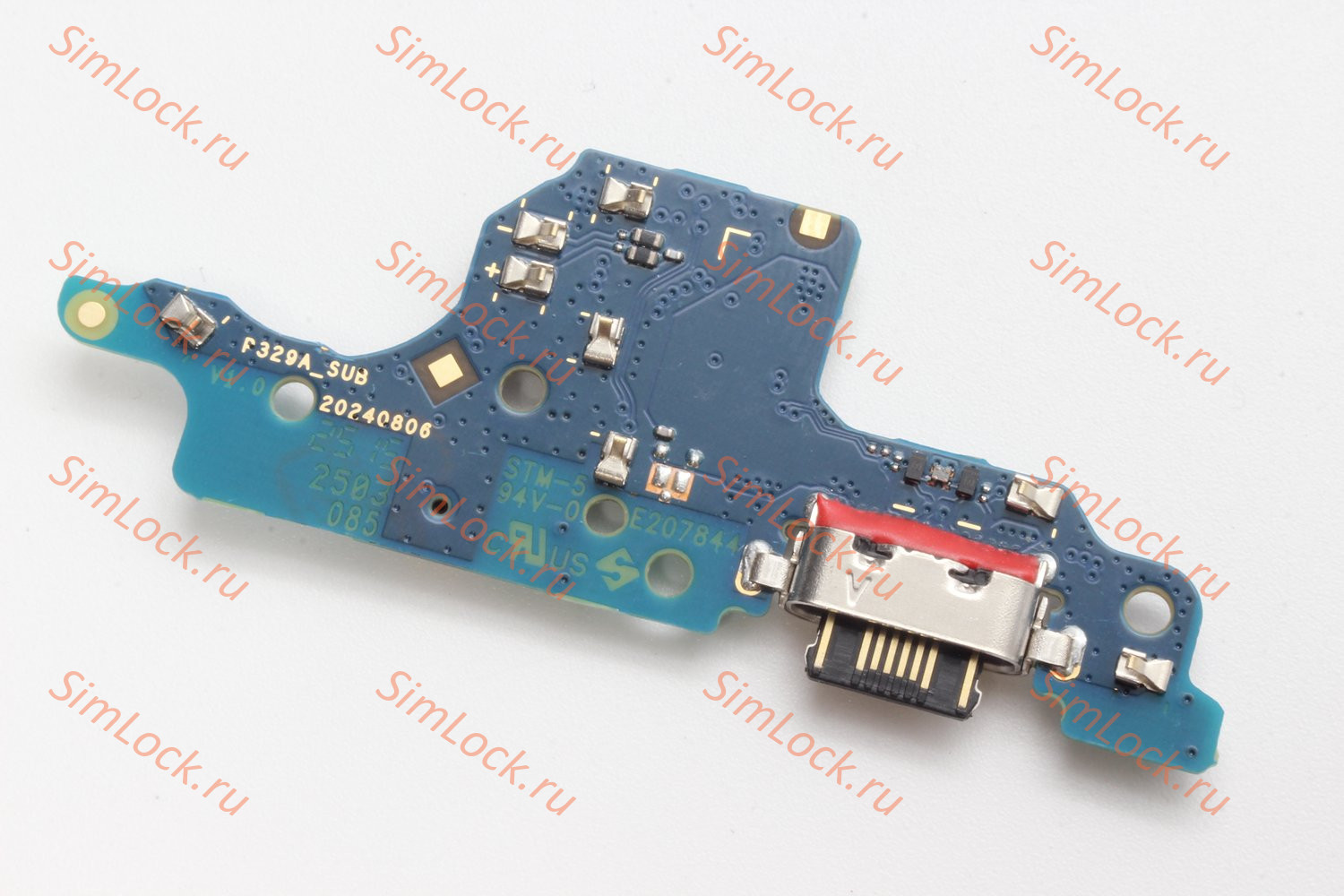 Нижняя плата (шлейф) Motorola Moto G05, G15 с разъемом зарядки, К-1