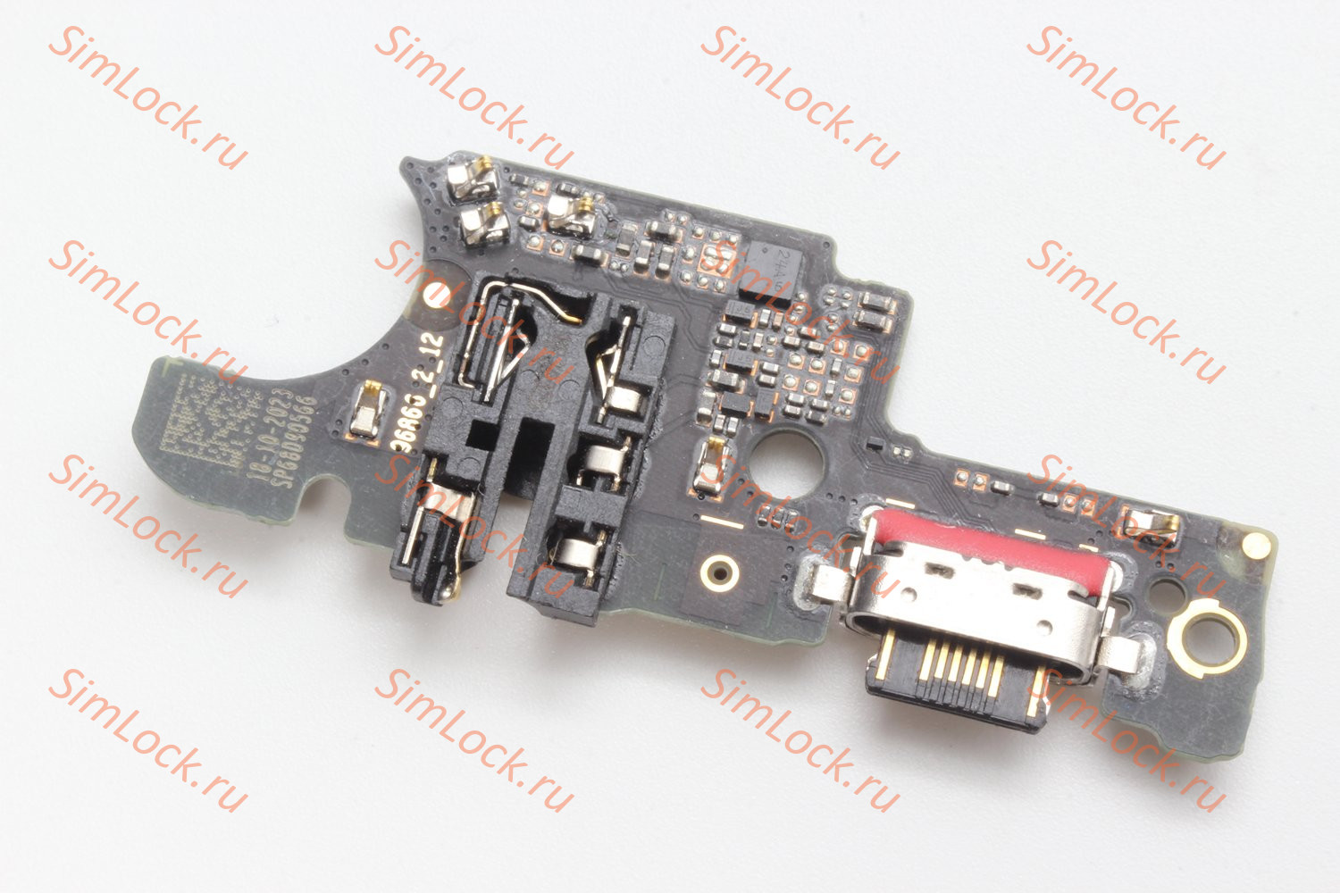 Нижняя плата (шлейф) Motorola Moto G54 5G Global, G55 5G с разъемом зарядки, K-1