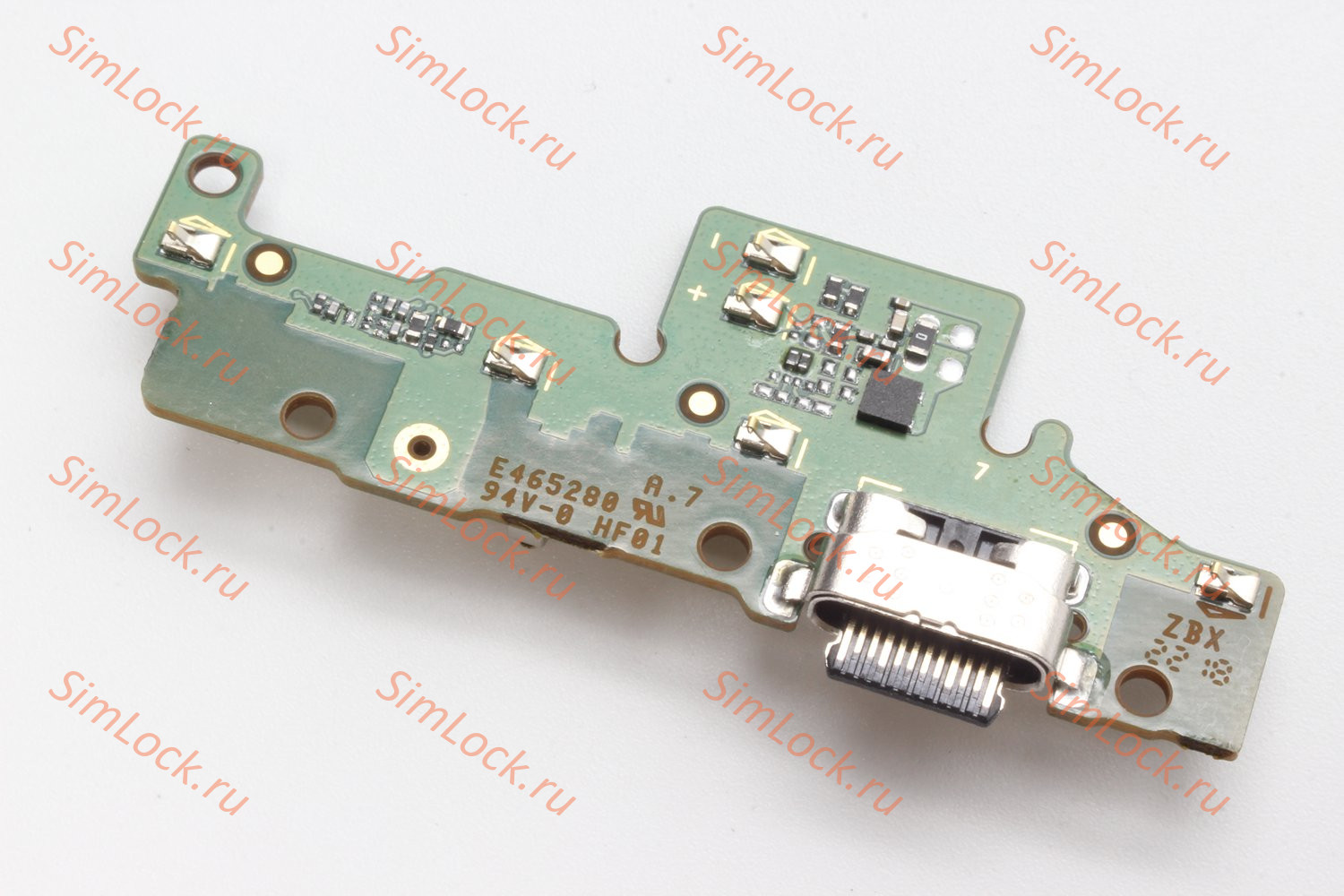 Нижняя плата (шлейф) Motorola Moto G60s с разъемом зарядки, K-1