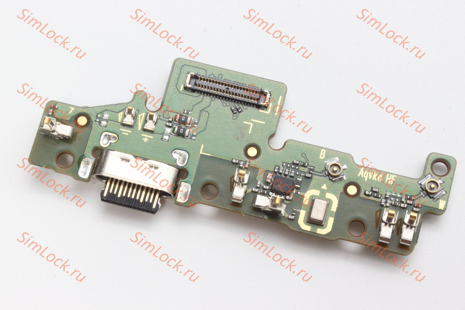 Нижняя плата (шлейф) Motorola Moto G60s с разъемом зарядки, K-1