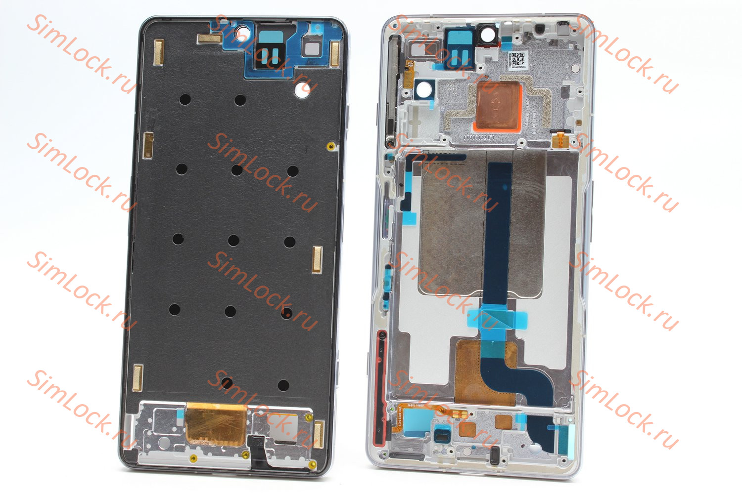 Рамка дисплея Xiaomi Poco F4 GT, серебро, оригинал