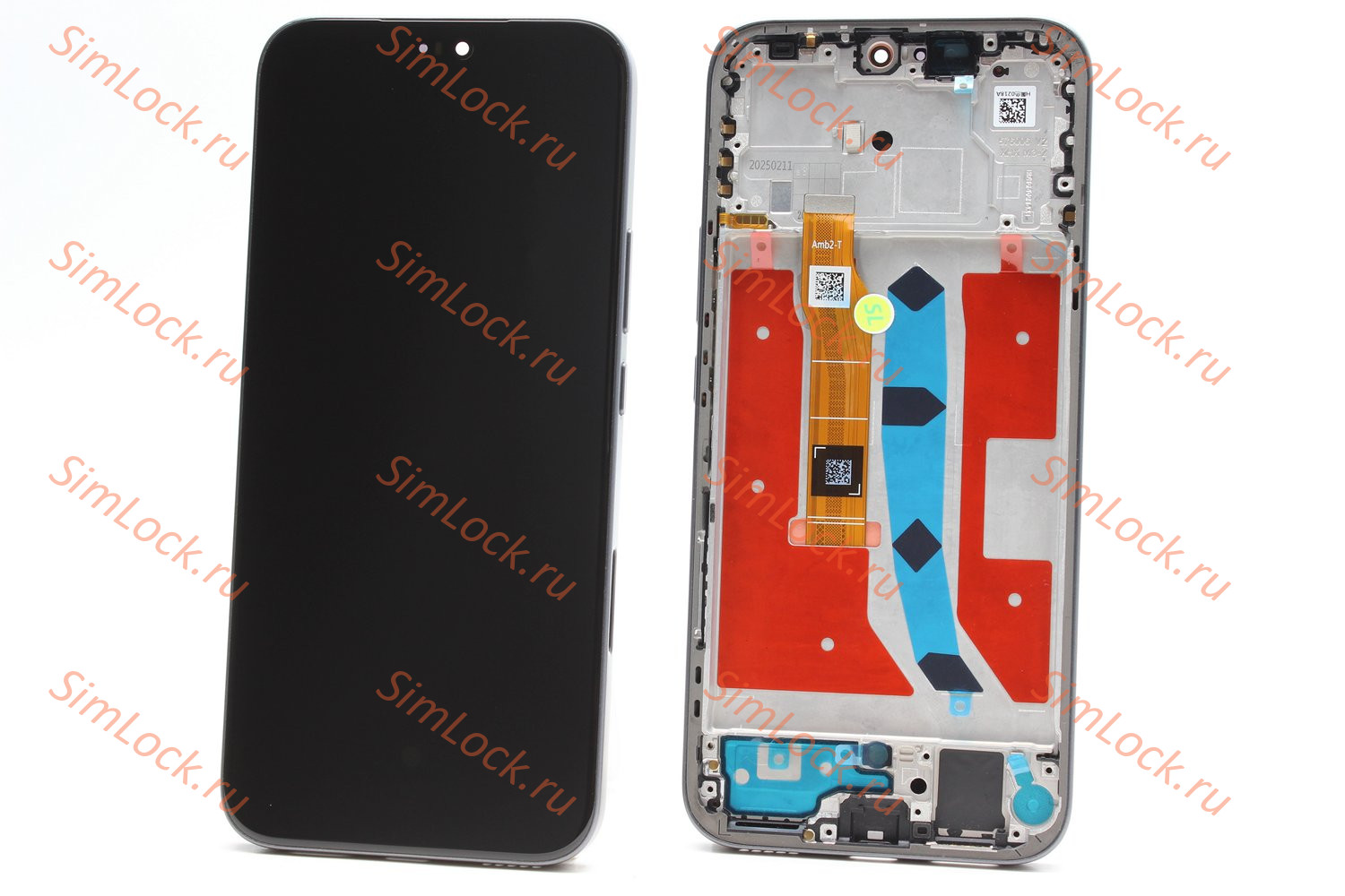 Дисплей Honor 400 Lite (ABR-NX1), AMOLED в оригинальной черной рамке