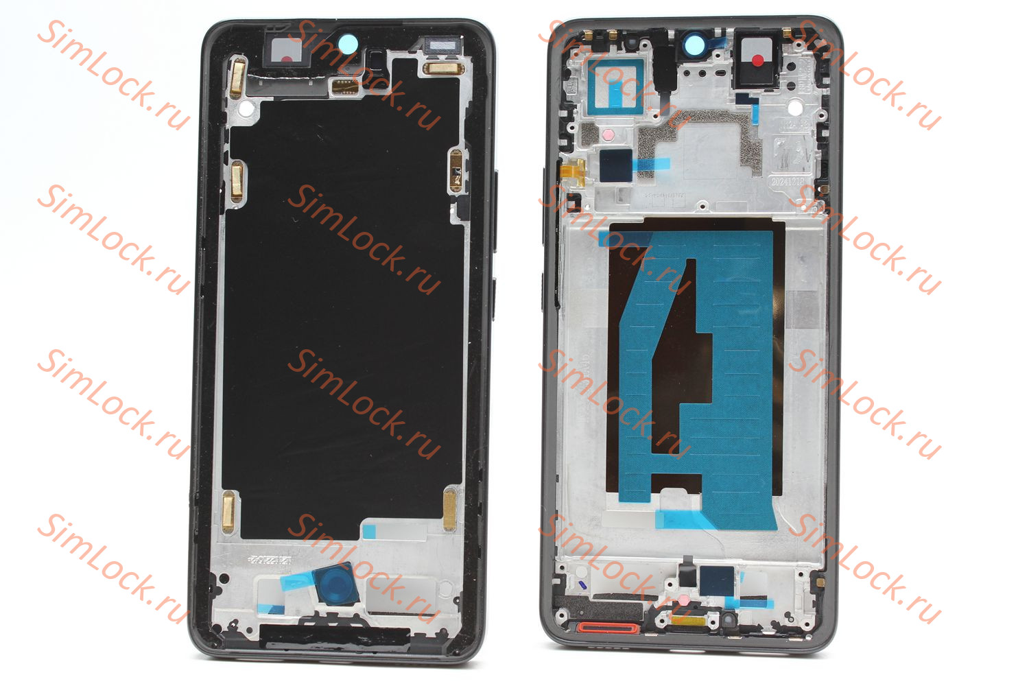 Рамка дисплея Xiaomi 14T Pro, черный, оригинал