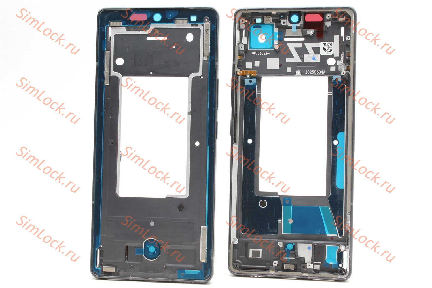 Рамка дисплея Infinix Note 50 Pro (X6855), черный, оригинал
