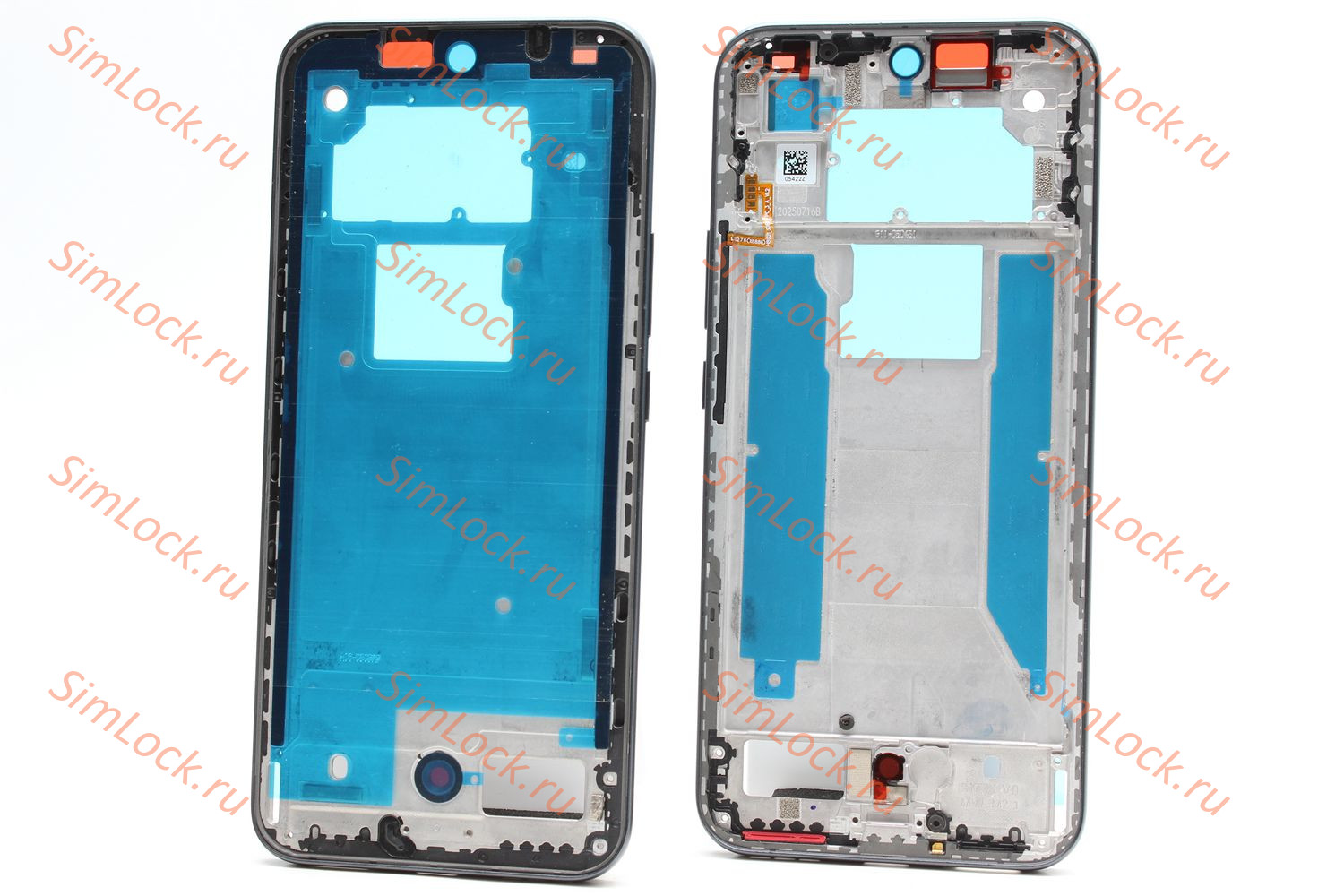 Рамка дисплея Tecno Spark Slim (KM7k), черный, оригинал