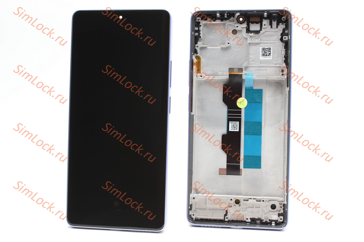 Дисплей Xiaomi Redmi Note 14S, AMOLED в голубой рамке, К-1