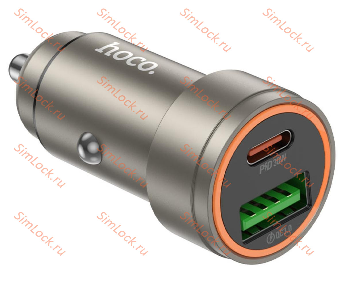 АЗУ Hoco Z57A, USB 20W + TypeC PD30W, QC3.0, FCP, AFC, PD, черный