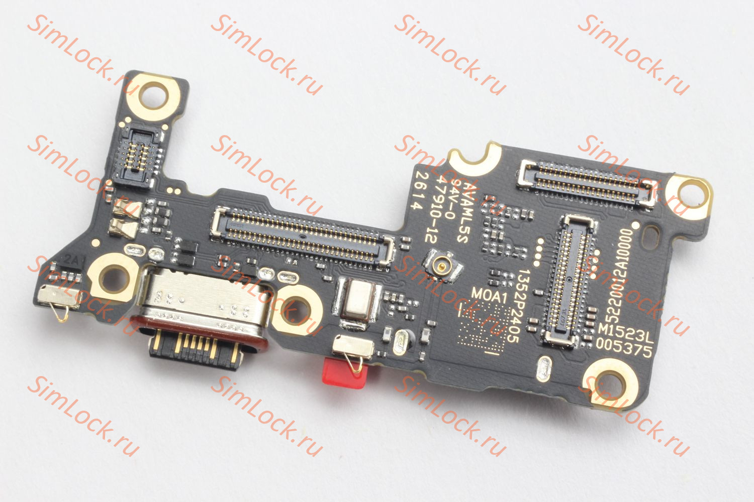 Нижняя плата (шлейф) Xiaomi 15T (25069PTEBG), с разъемом зарядки, К-1