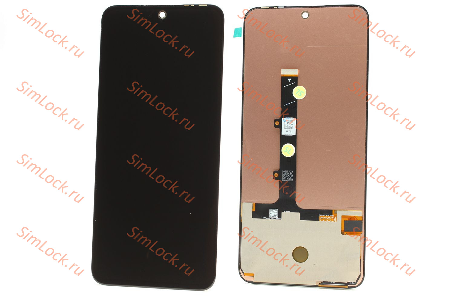 Дисплей Tecno Spark 30 Pro (KL7), Infinix Hot 50 Pro (X6881), AMOLED, уценка, дефект окошка фронтальной камеры