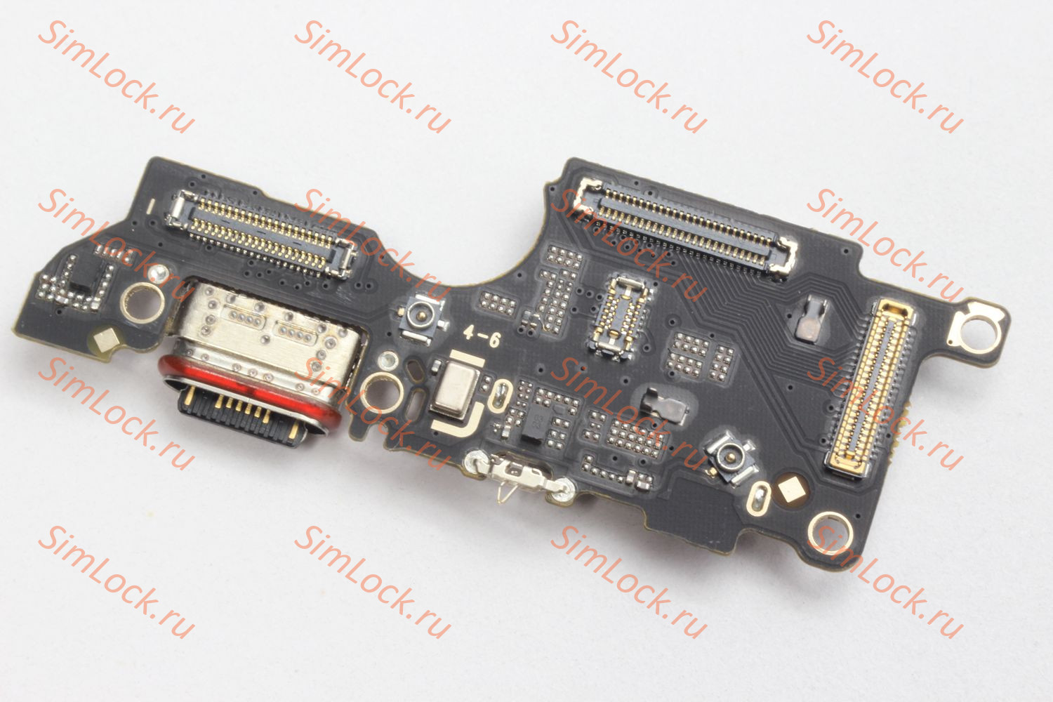 Нижняя плата (шлейф) Realme 15T (RMX5111) с разъемом зарядки и считывателем SIM, К-1