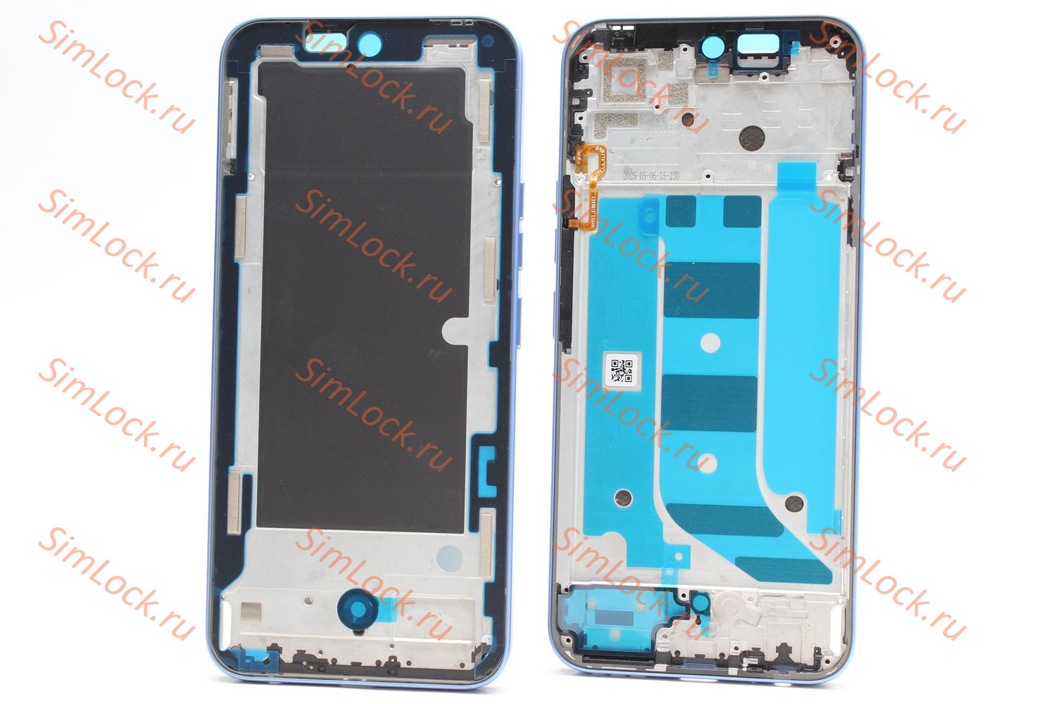Рамка дисплея Tecno Spark 40 Pro (KM6), синий, К-1