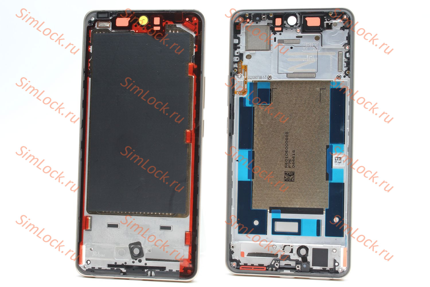 Рамка дисплея Realme 15 Pro (RMX5101), серебро (золото), оригинал