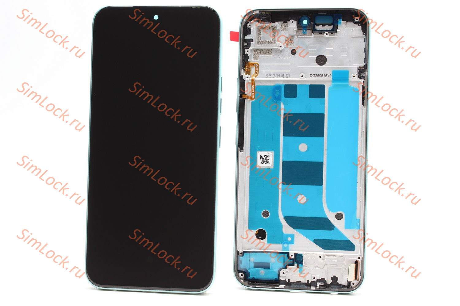 Дисплей Tecno Spark 40 Pro (KM6), AMOLED в оригинальной зеленой рамке, К-1