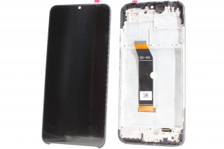 Дисплей Xiaomi Poco M5, черный в рамке, К-1
