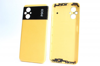 Задняя крышка Xiaomi Poco M5, желтый, К-2