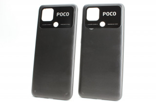 Задняя крышка Xiaomi Poco C40, черный, К-2