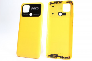 Задняя крышка Xiaomi Poco C40, желтый, К-2
