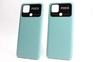 Задняя крышка Xiaomi Poco C40, зелёный, К-2