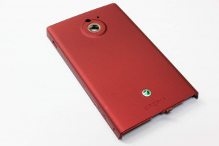 Задняя крышка Sony Xperia Sola MT27i, красный, оригинал