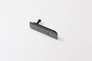 Заглушка microSD Sony Xperia Z1 Compact D5503/M51W, черный, оригинал