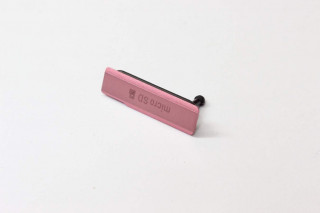 Заглушка microSD Sony Xperia Z1 Compact D5503/M51W, розовый, оригинал