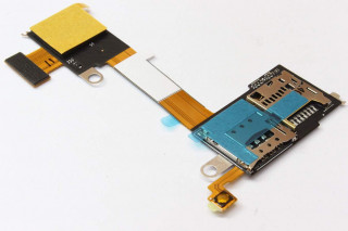 Считыватель SIM и microSD карты Sony D2302, D2303, D2305, D2306 Xperia M2 (одна SIM), оригинал